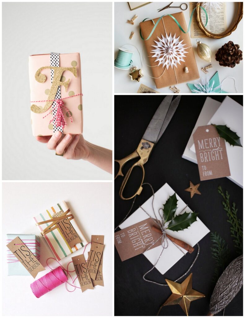 4 Simple Gift Wrapping Ideas