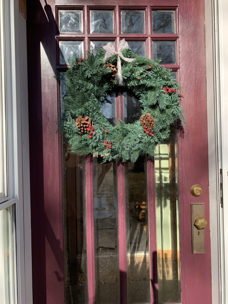 A Quick Front Door Makeover for the Holidays