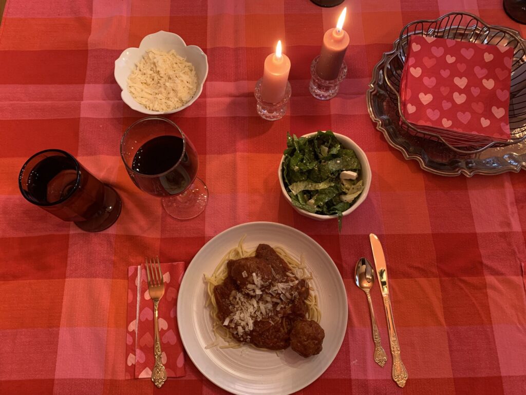 Homemade Spaghetti and Meatballs