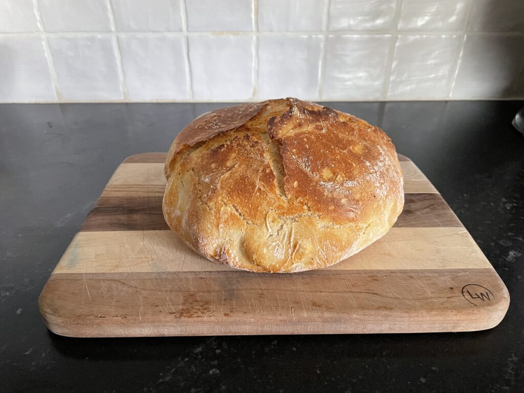 Easy Boule Bread Loaf